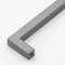 Gliderite Hardware 7-9/16 in. Center to Center Solid Square Bar Pull Graphite Gray 21683-192-GPH-1 - alternate 2
